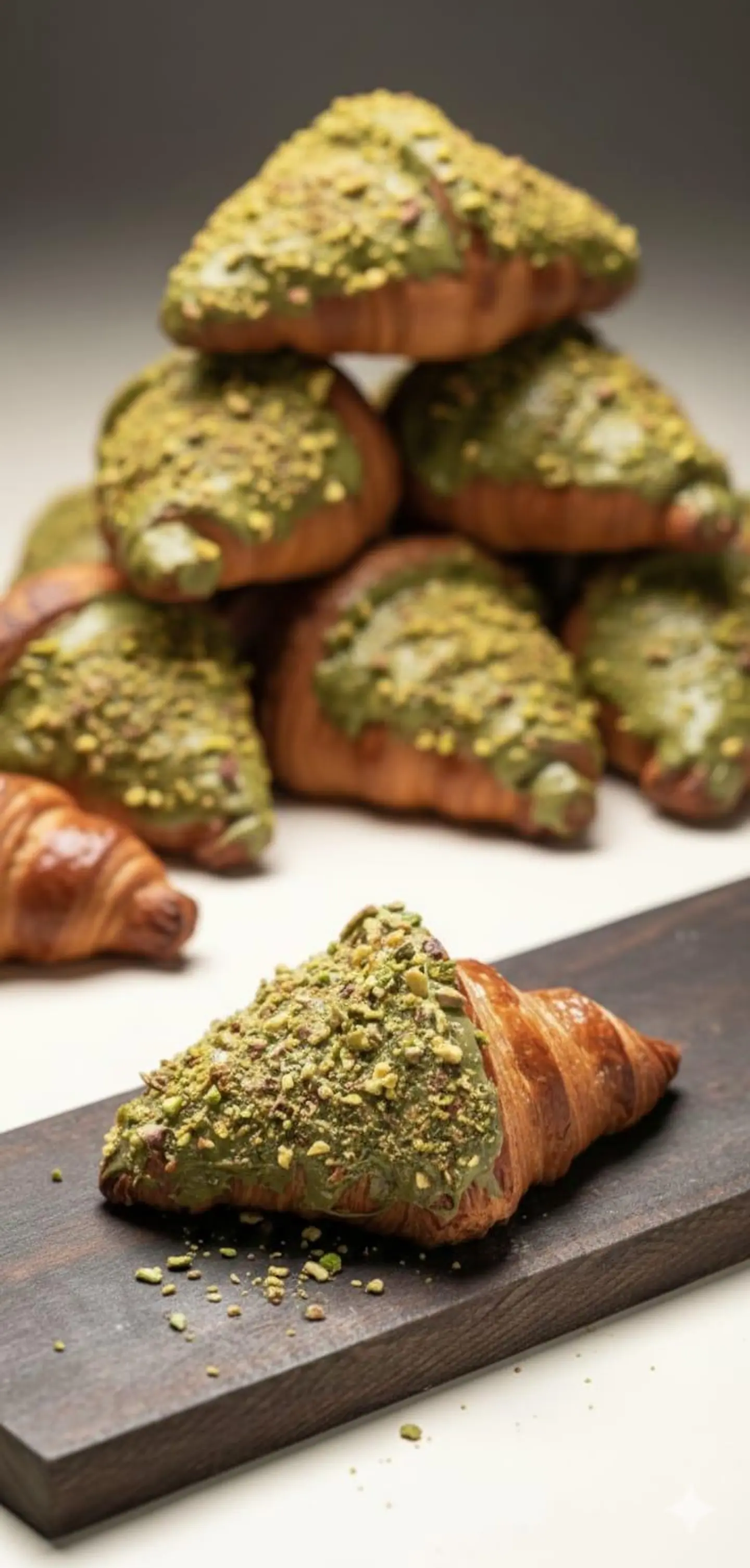 Pistachio Kunafa Croissant