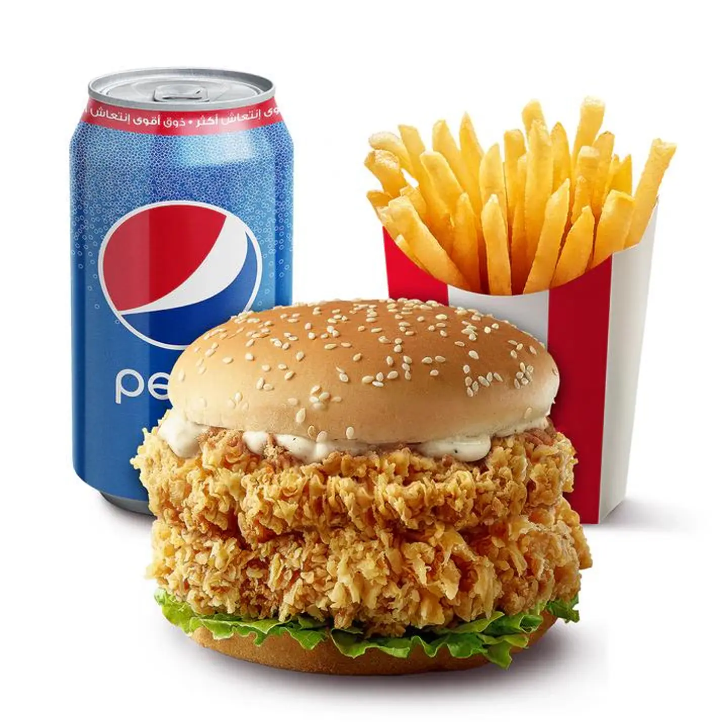 وجبة دبل برجر زنجر