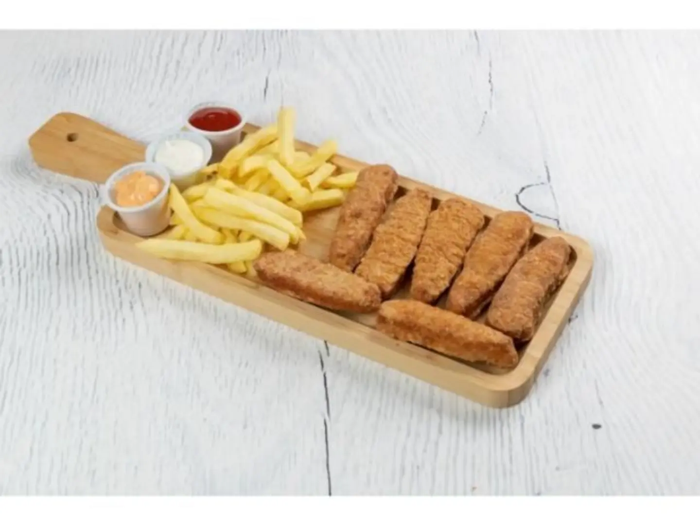 مسحب دجاج سبايسي مع بطاطس 10 قطع