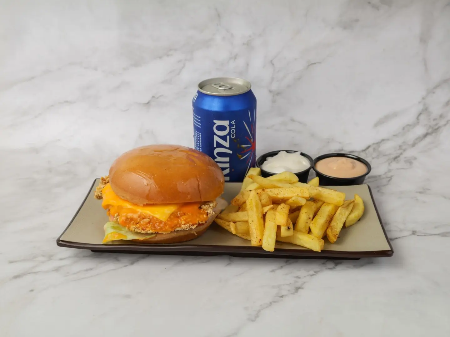 وجبة برجر كرسبي دجاج