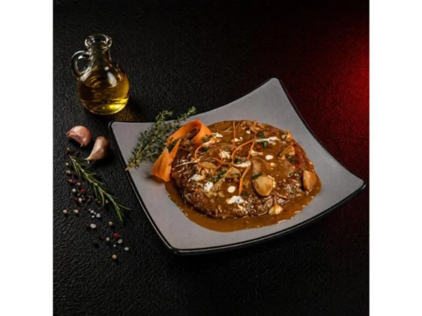 Kofta Rica With Demi Glace Sauce