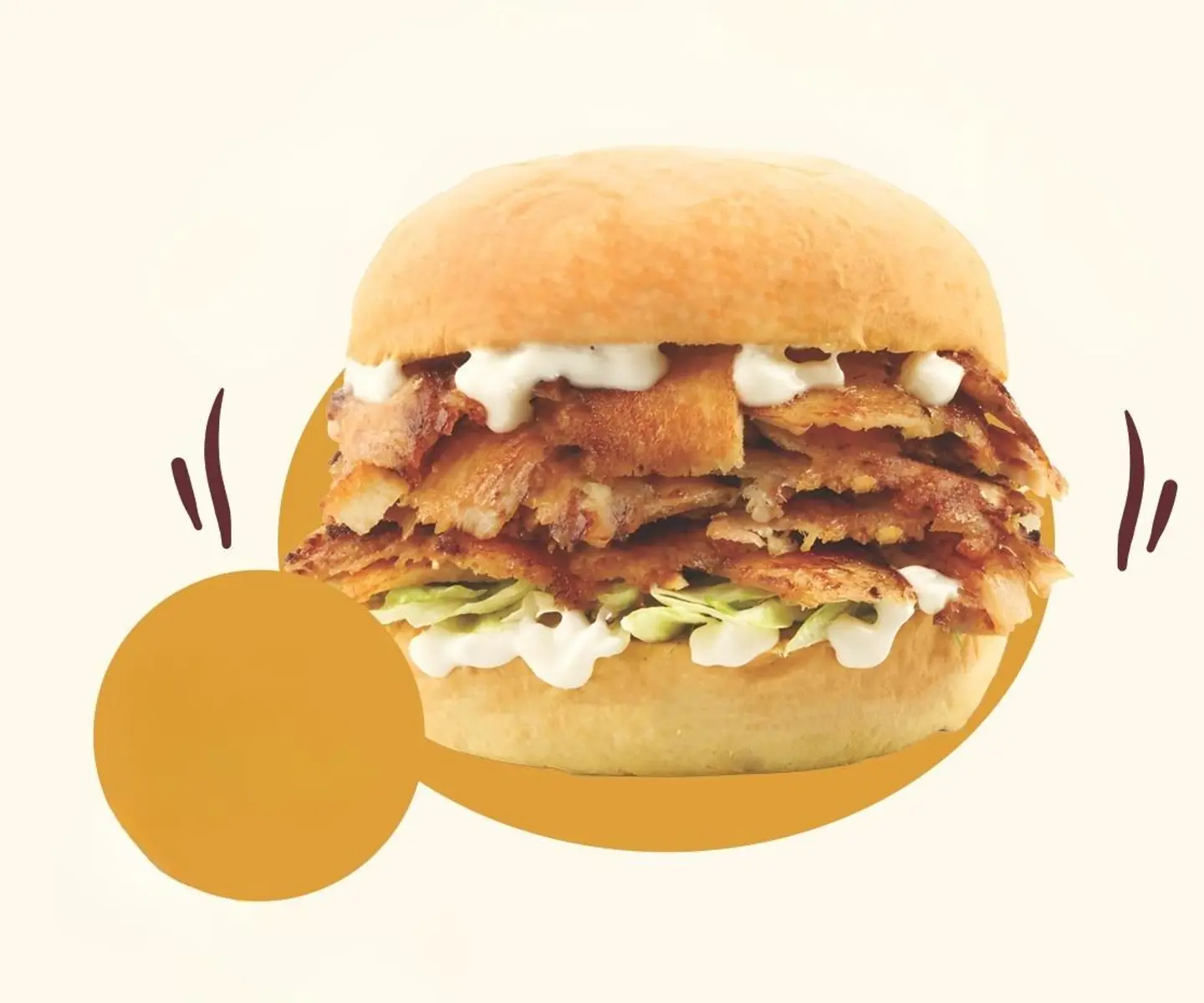 برجر شاورما دجاج