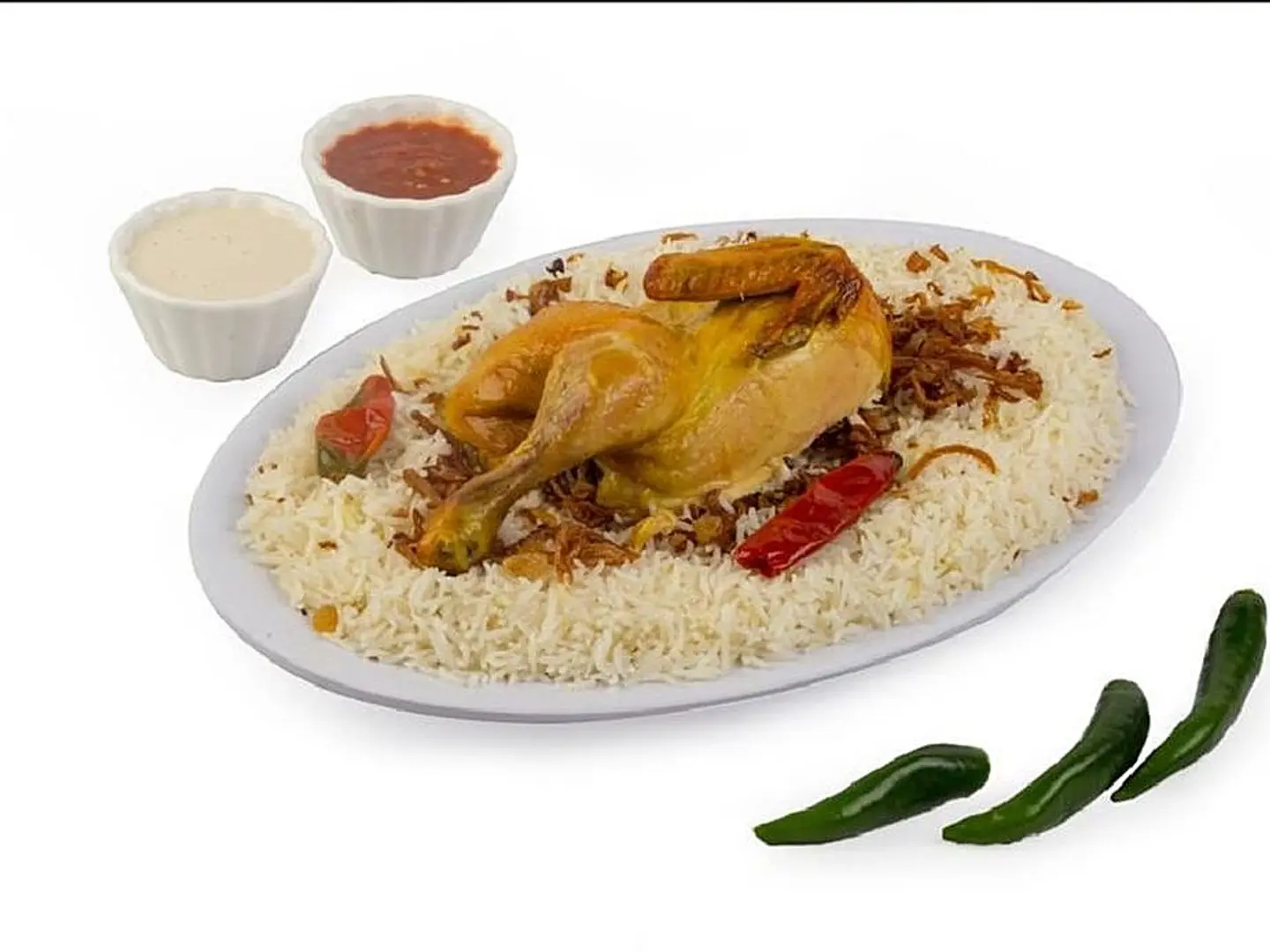 نصف دجاج مندي
