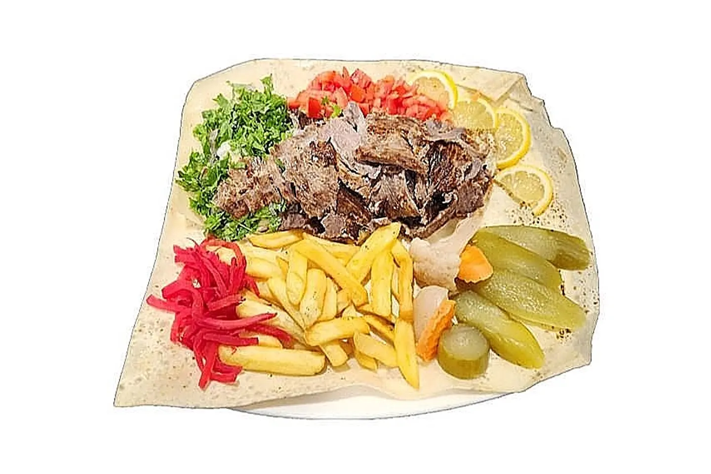 شاورما لحم فرط