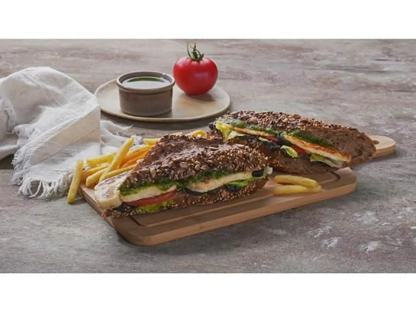 Halloumi Cheese Sandwich