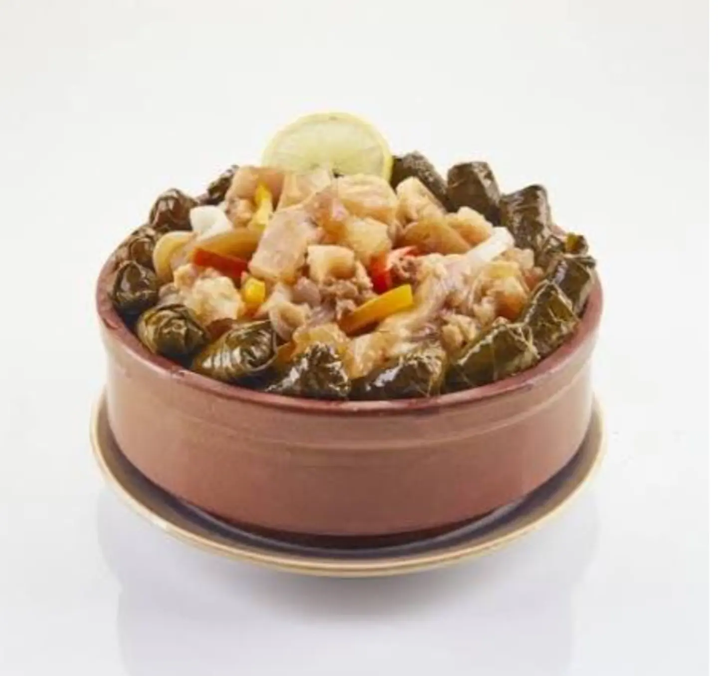 Trotters Casserole With Grape Leaves