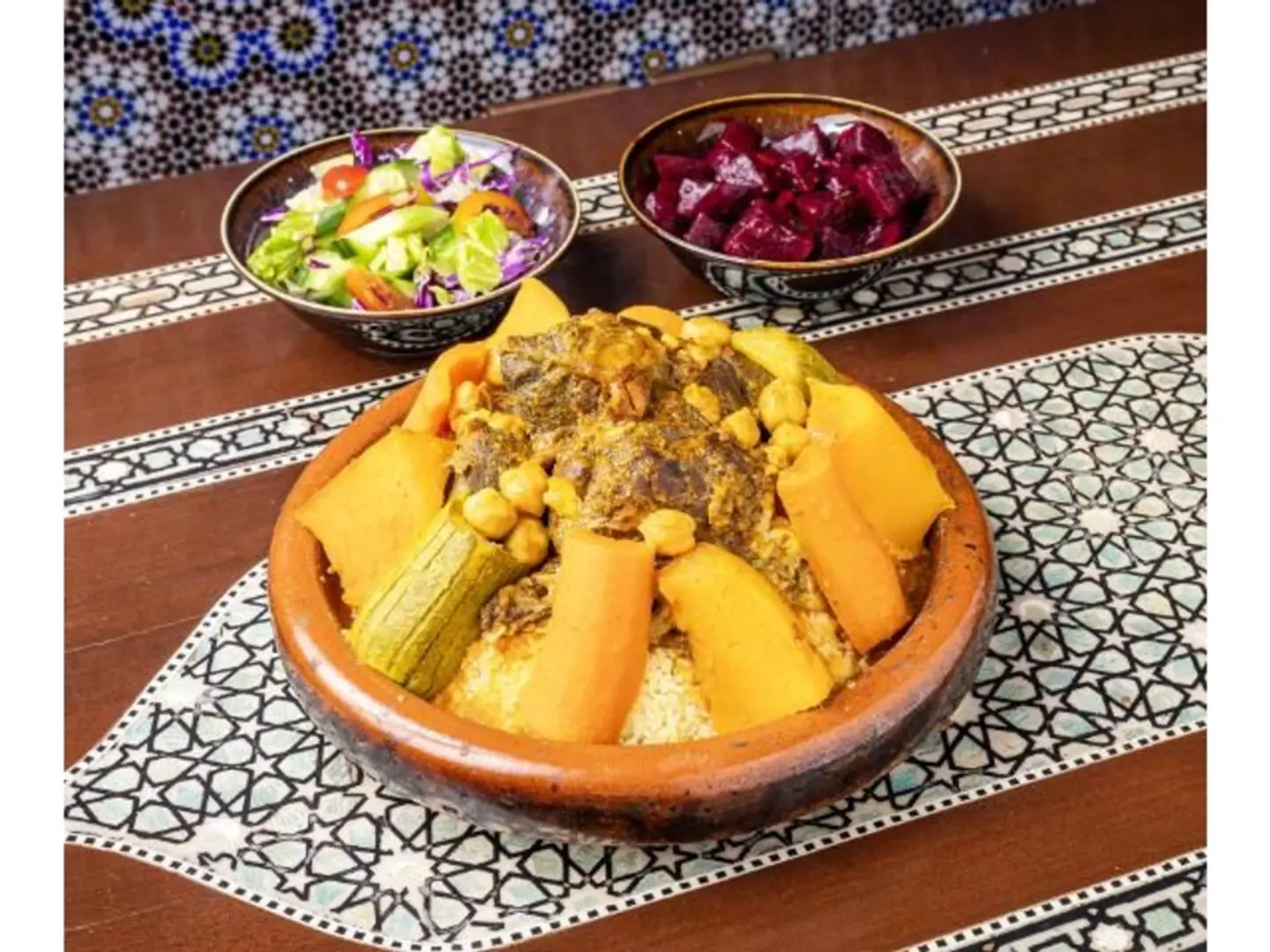 كسكسي لحم بالخضار