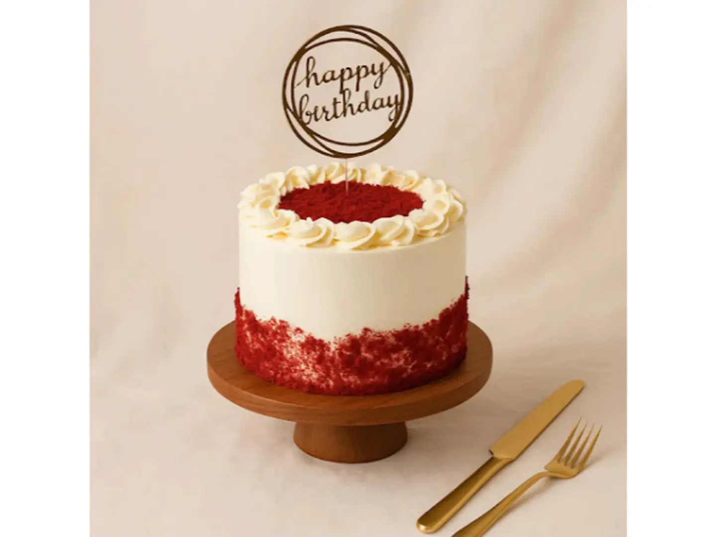 كعكة الجبن الكريمية المخملية الحمراء