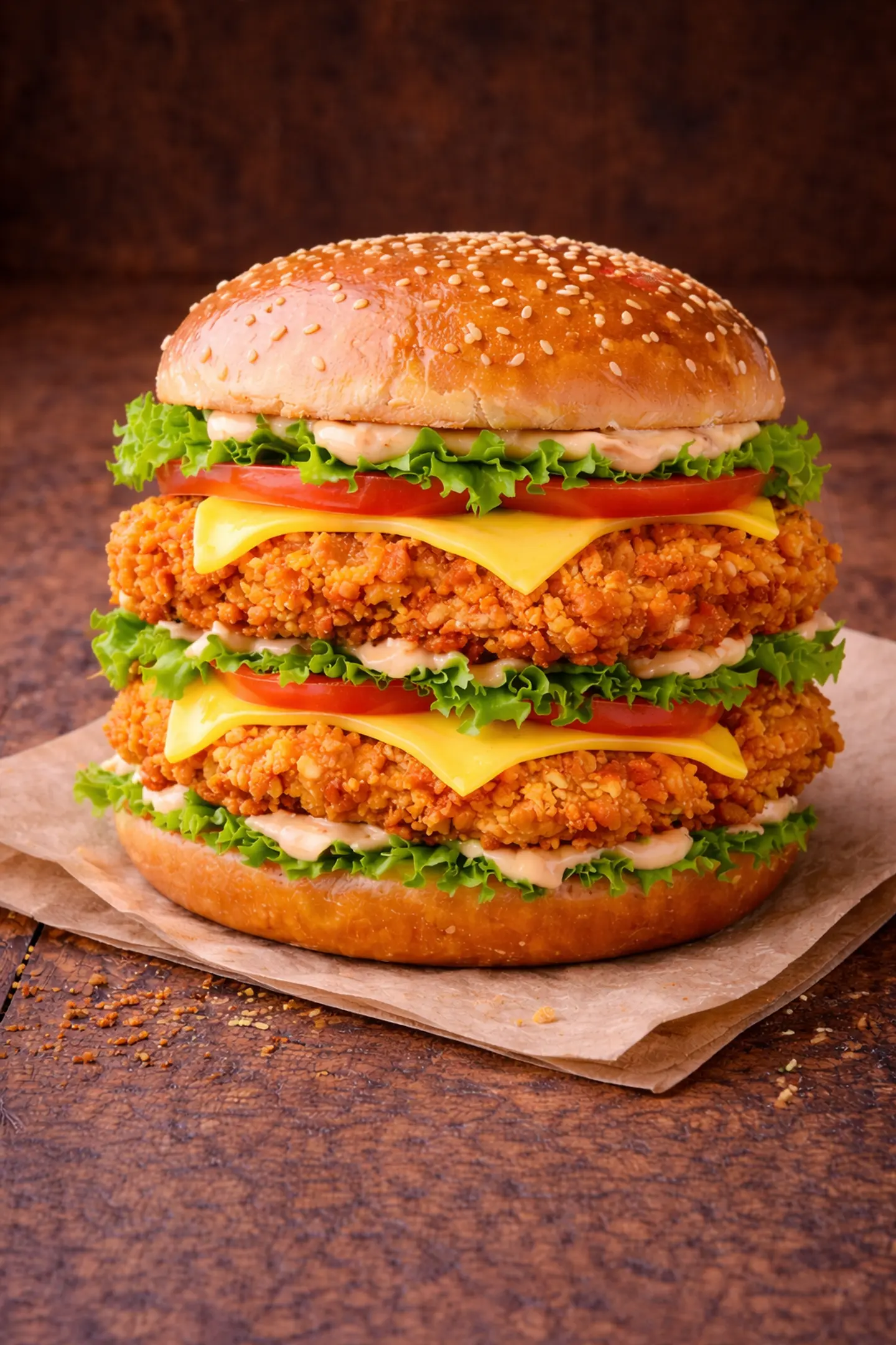 Double Zinger Burger