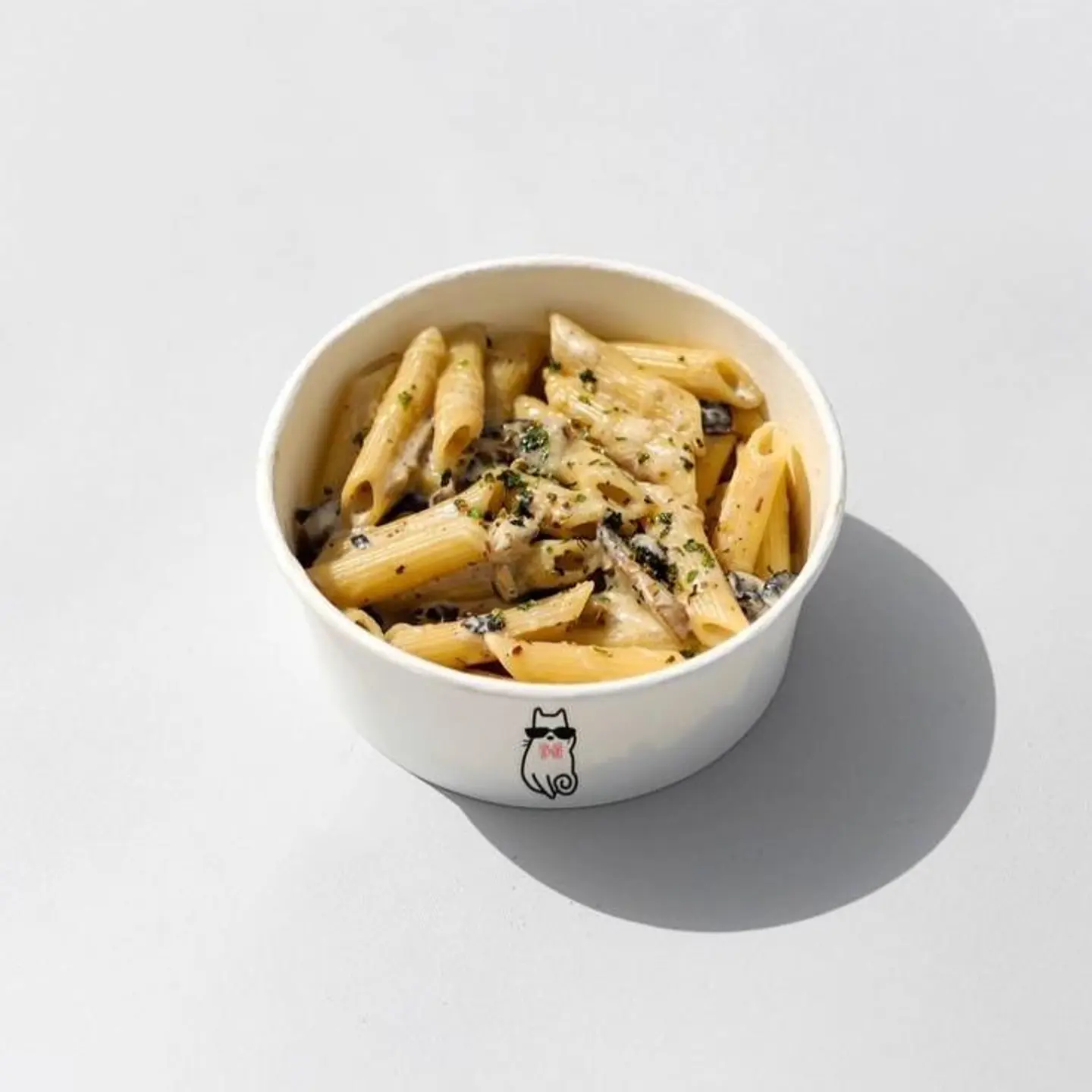 Mushroom Carbonara Pasta