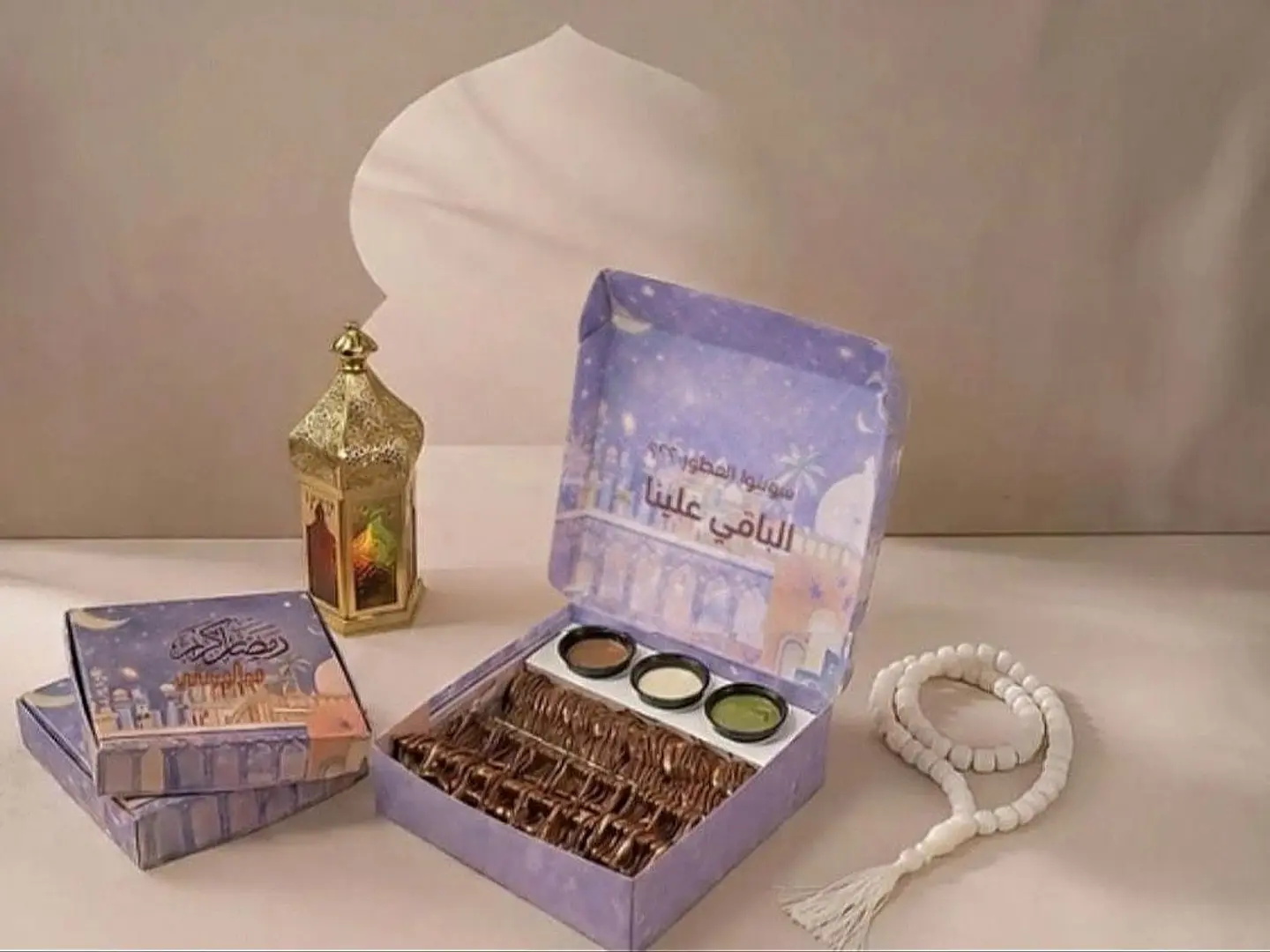 Ramadan Box Mini Pancakes & Waffles With Nutella