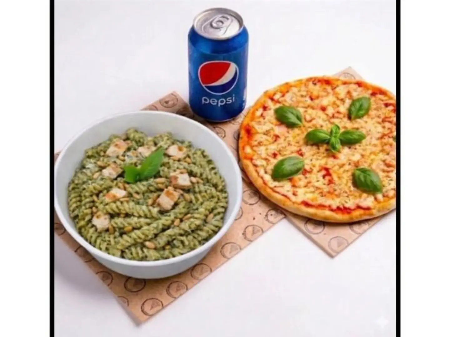 Pizza 2 With A Drink