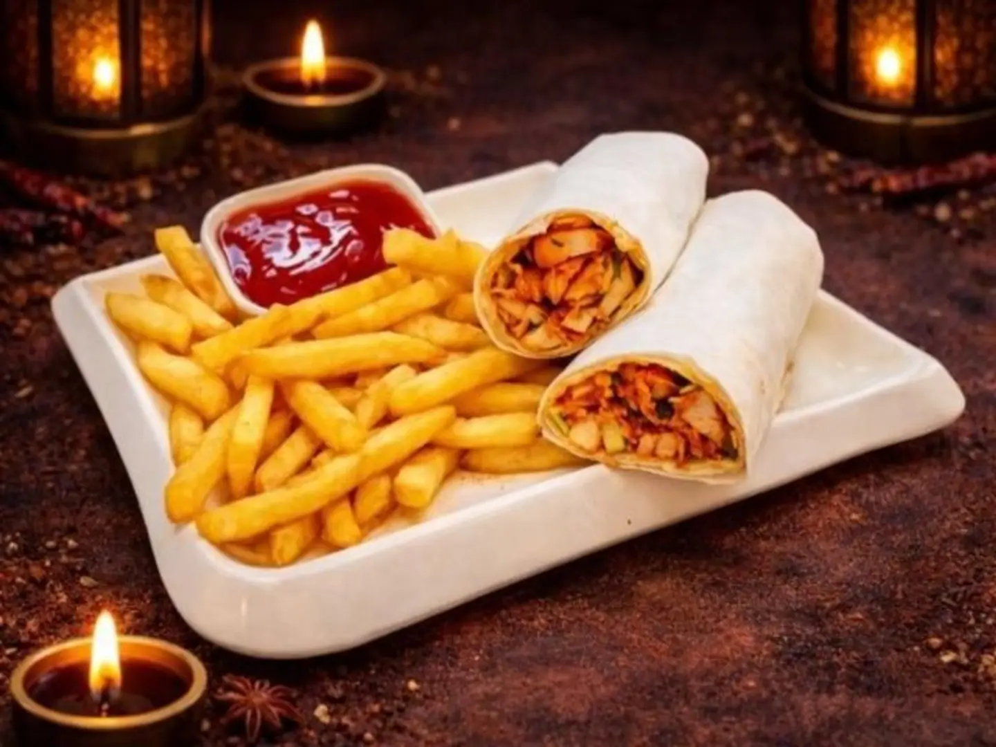 Indian Tikka Roll