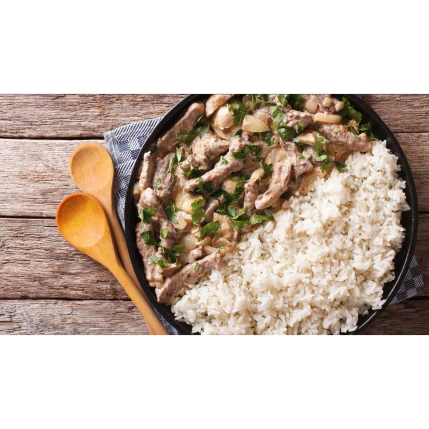 بيف سترجانوف مع أرز