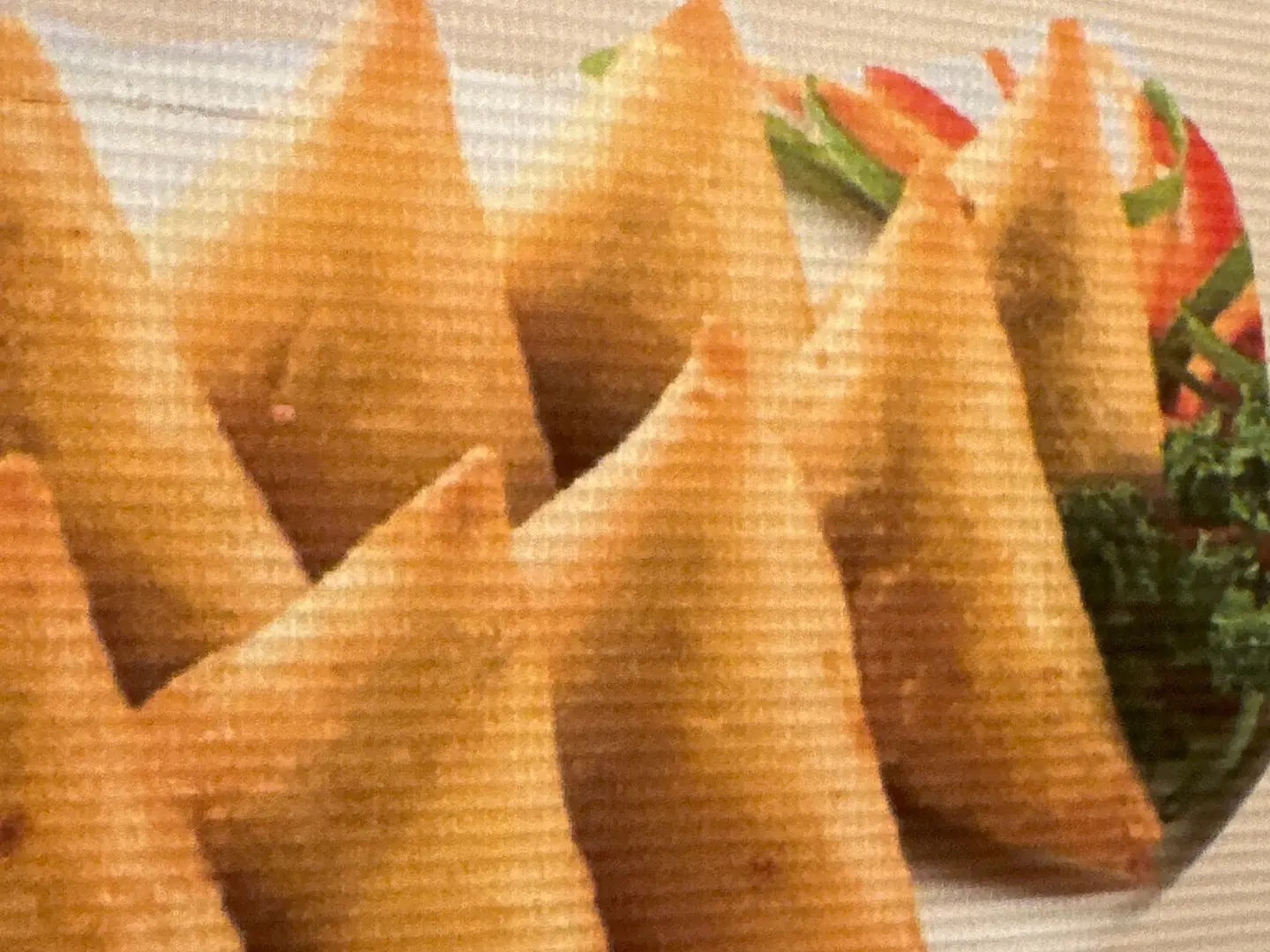 سمبوسة جبن كرفت سائل