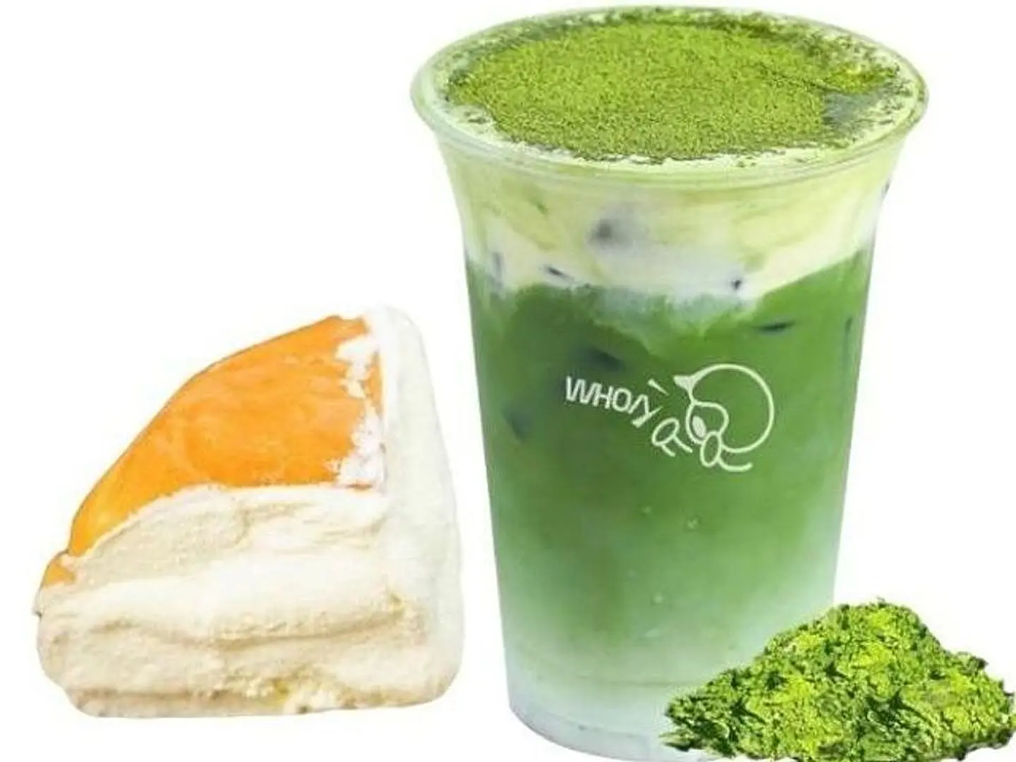 Cloud Matcha With Cloud Cheese Bun