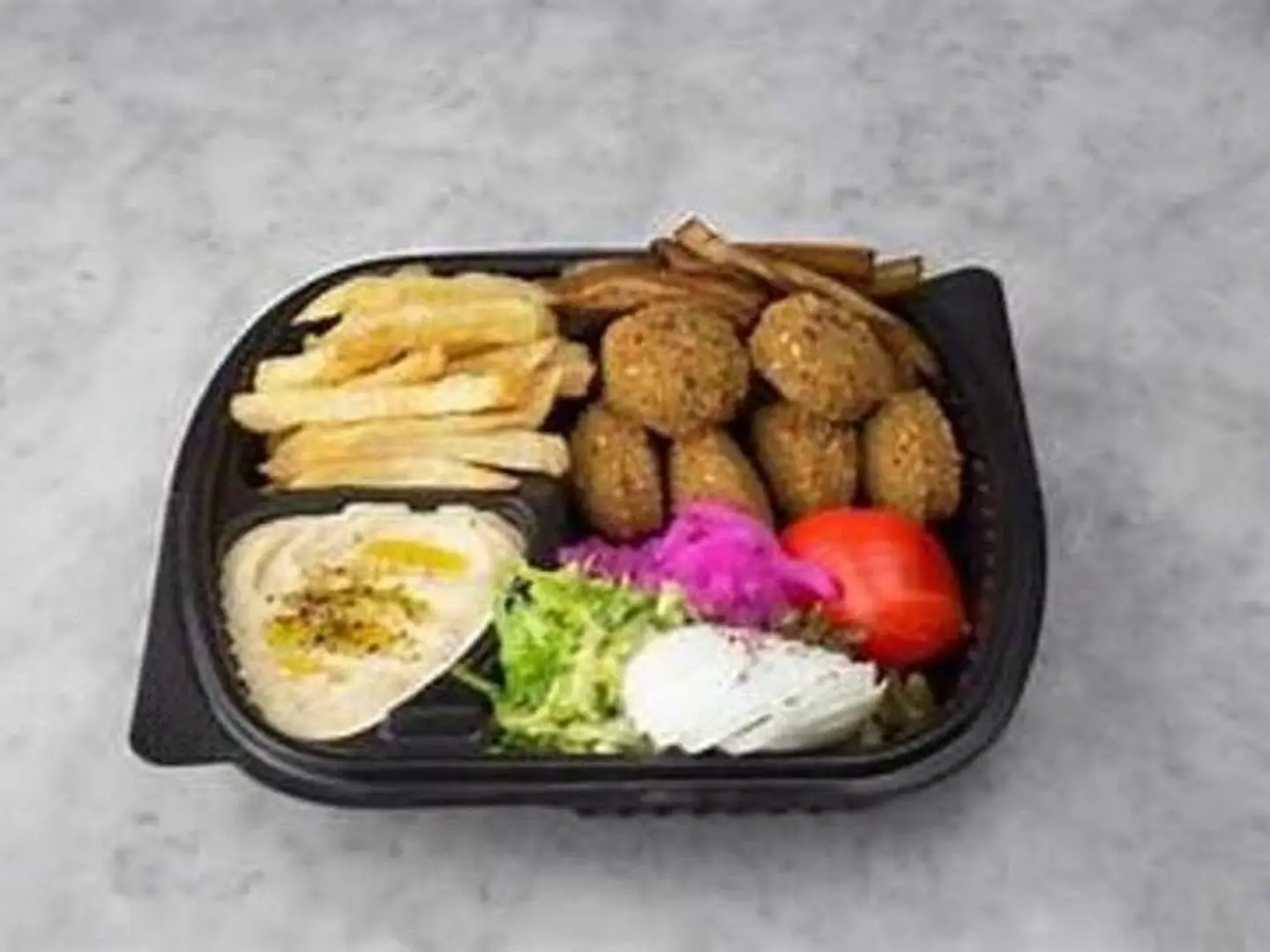 صحن فلافل مشكل صغير