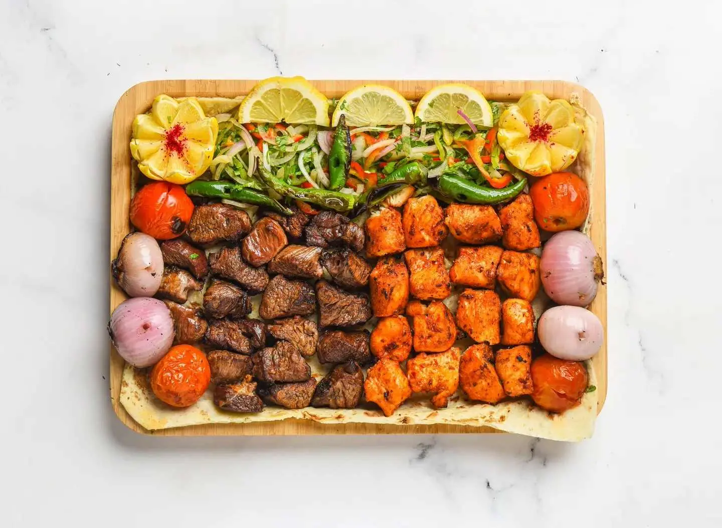 Small Meat Awsal Platter