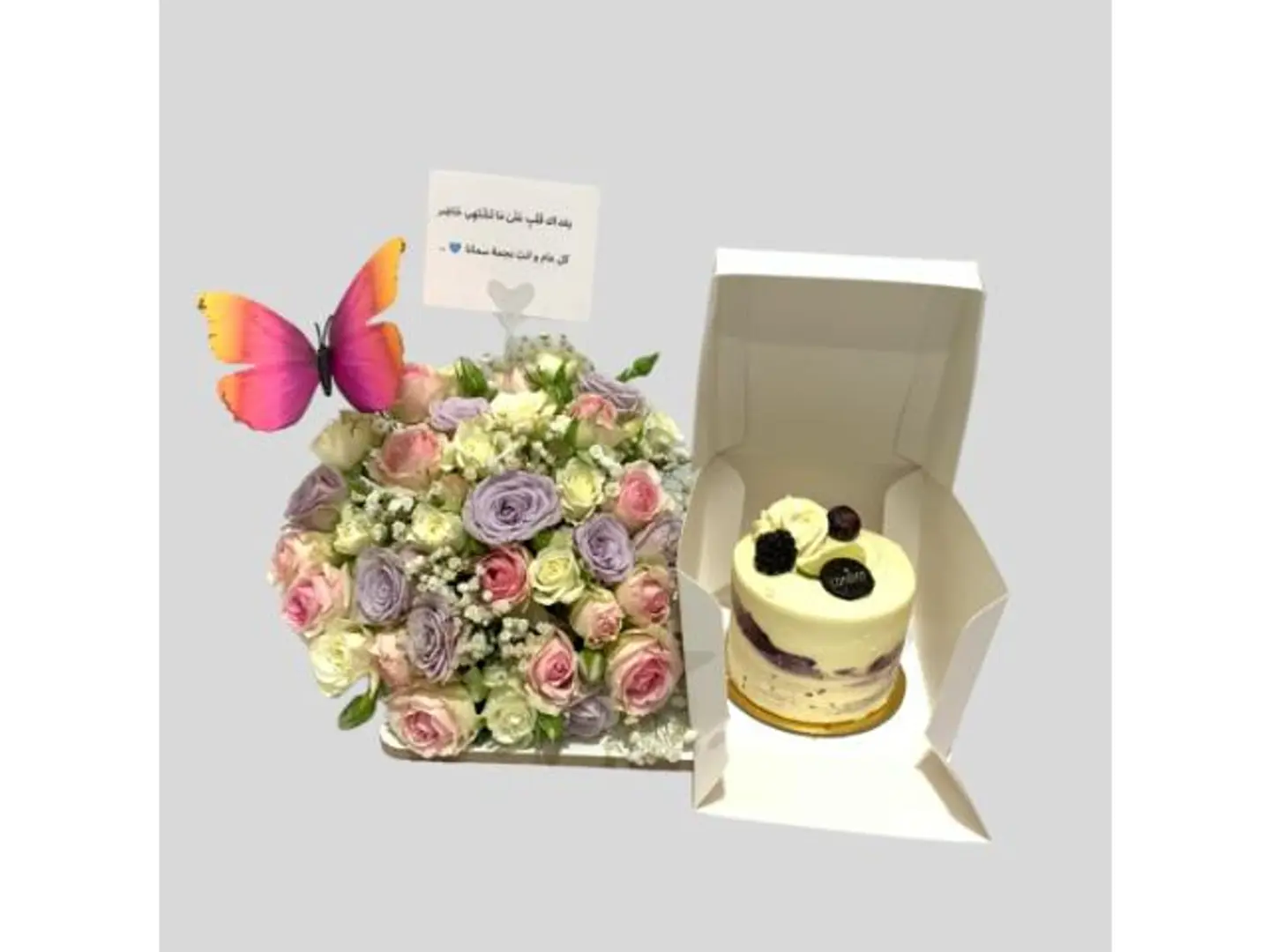 ورد مع كيك 2