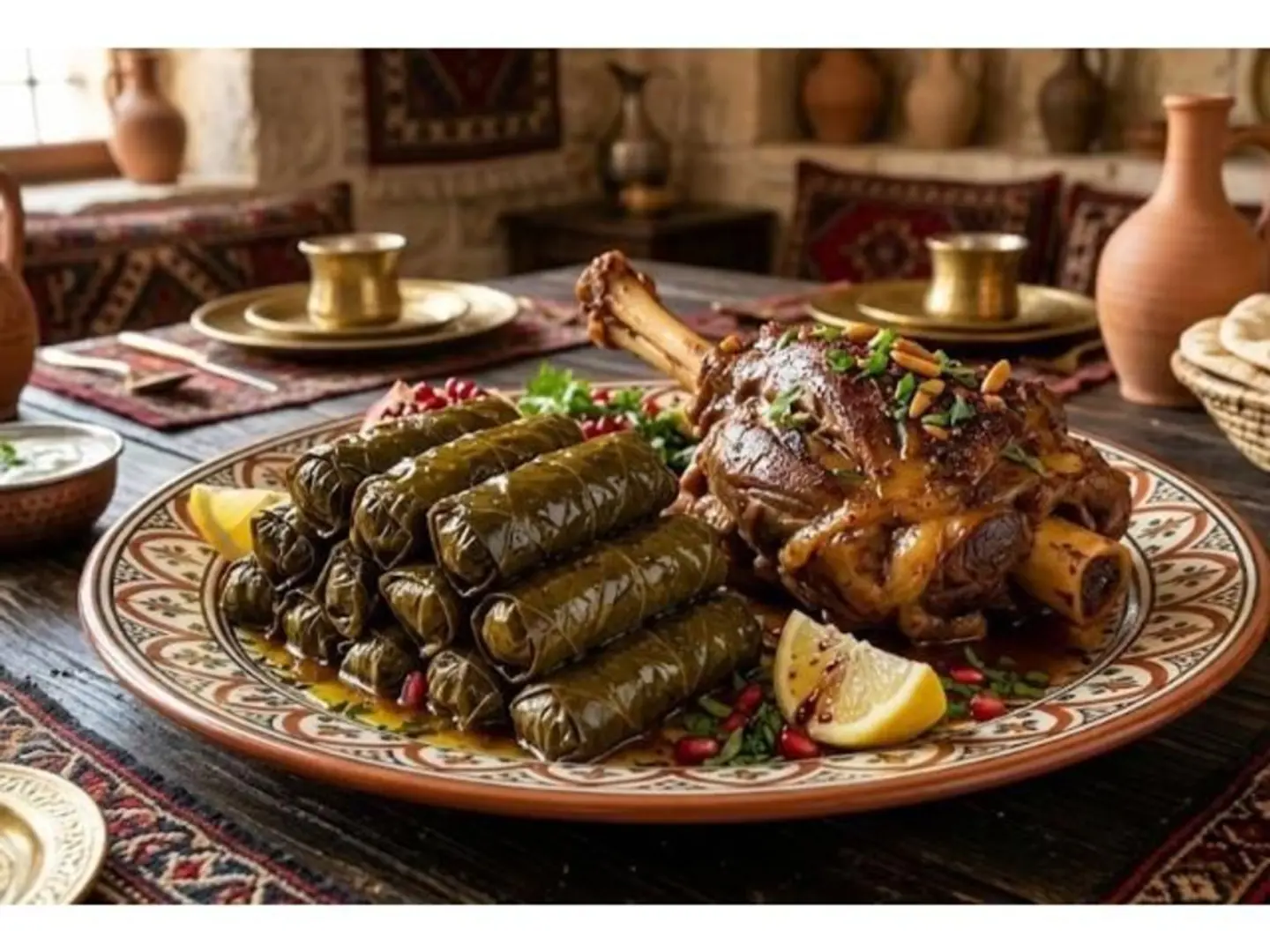 Grape Leaves Leg Cut