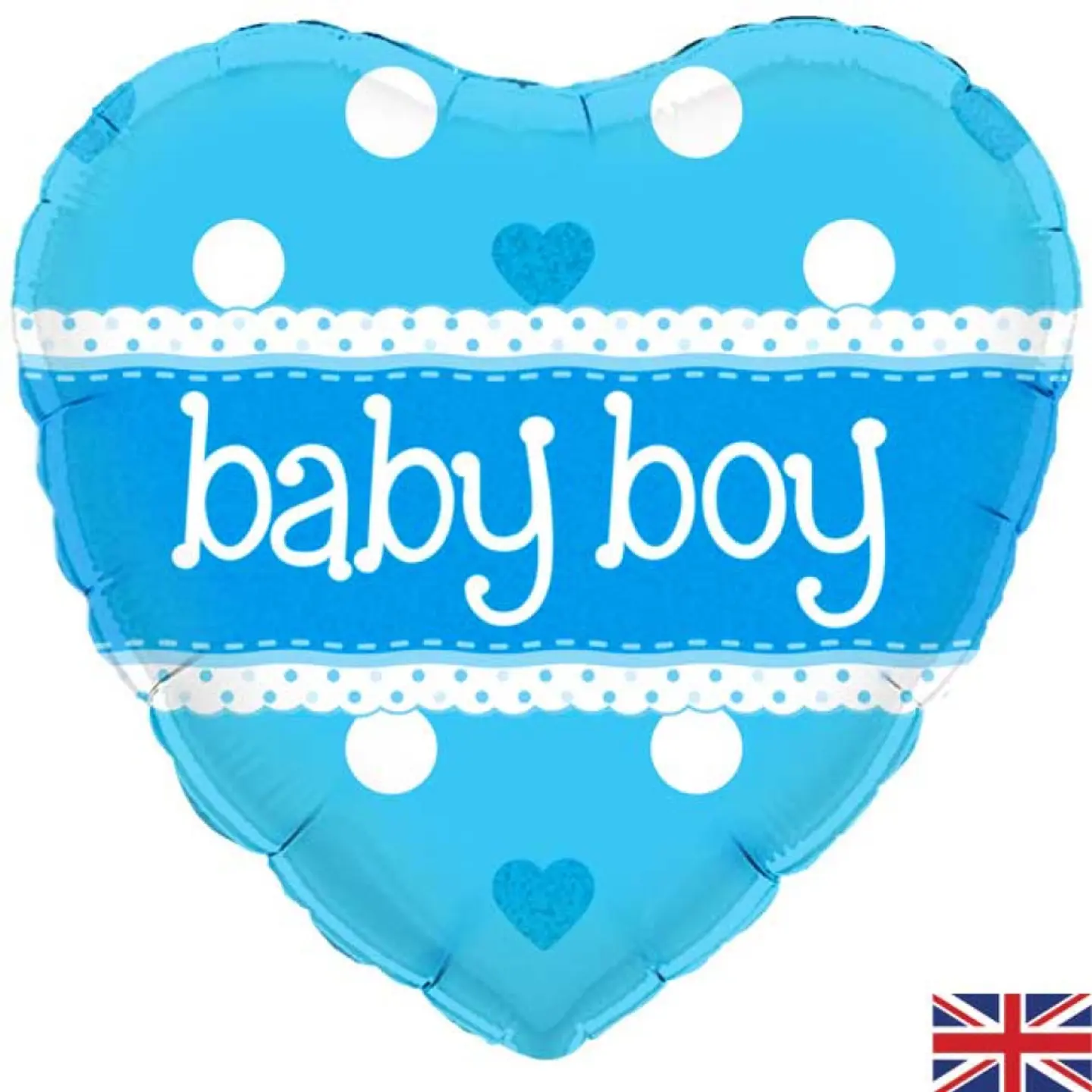 Baby Boy Heart Balloon