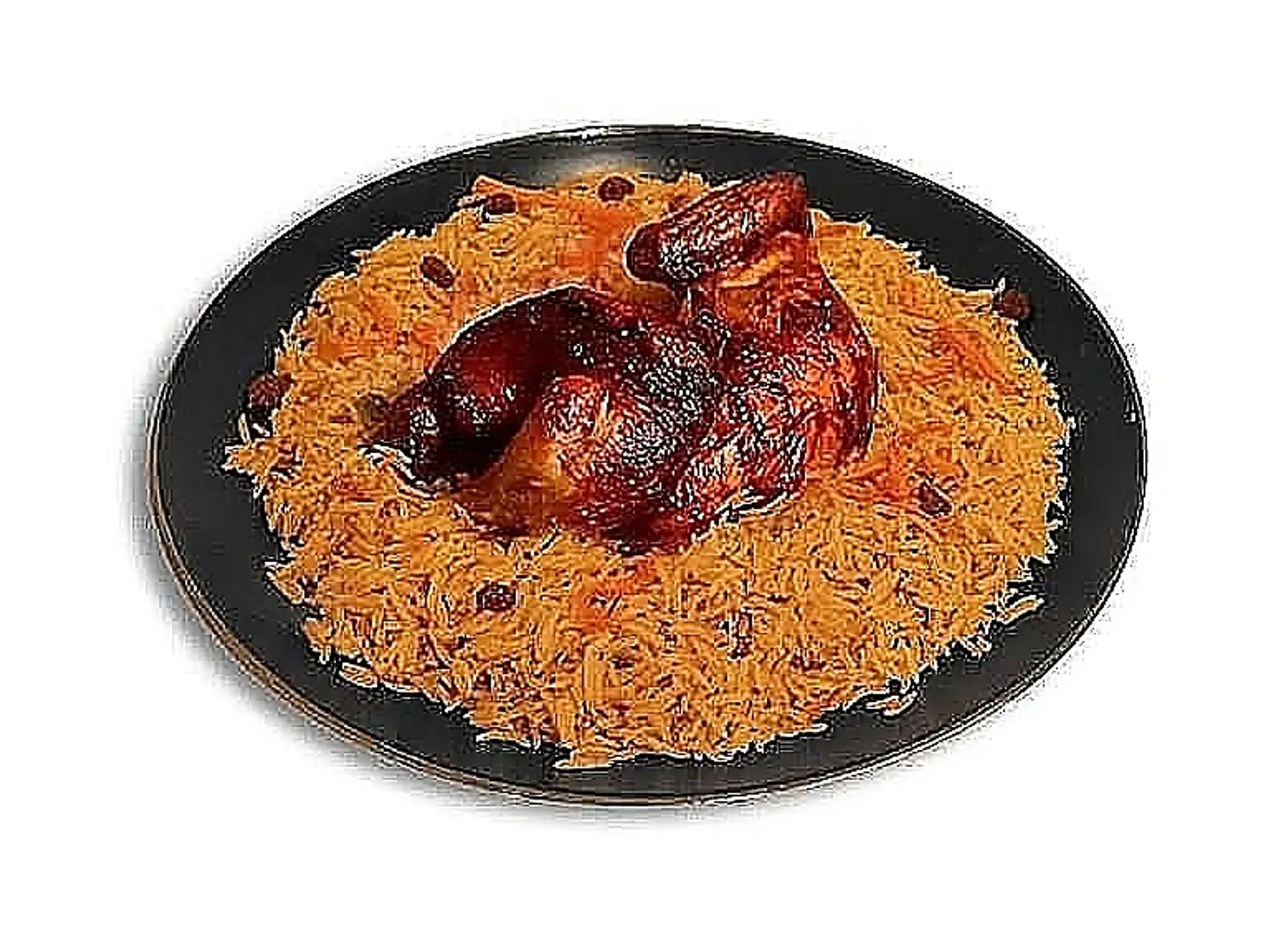 ربع دجاج شواية مع أرز
