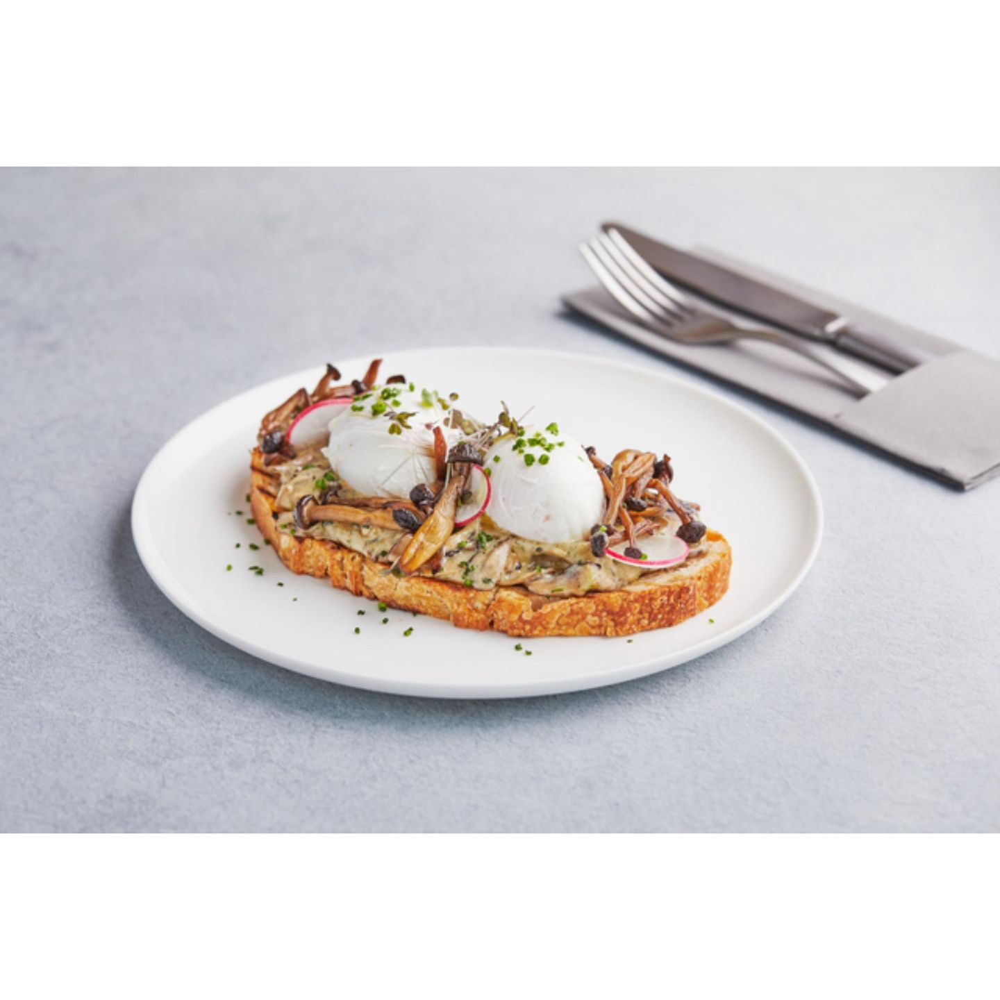Mushroom Egg Toast
