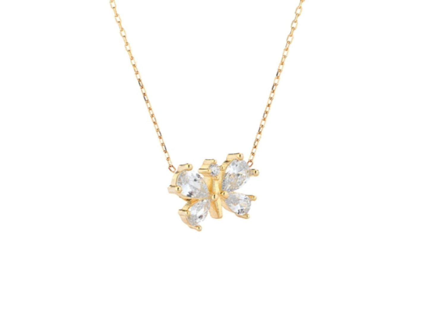 Farfalla Necklace White
