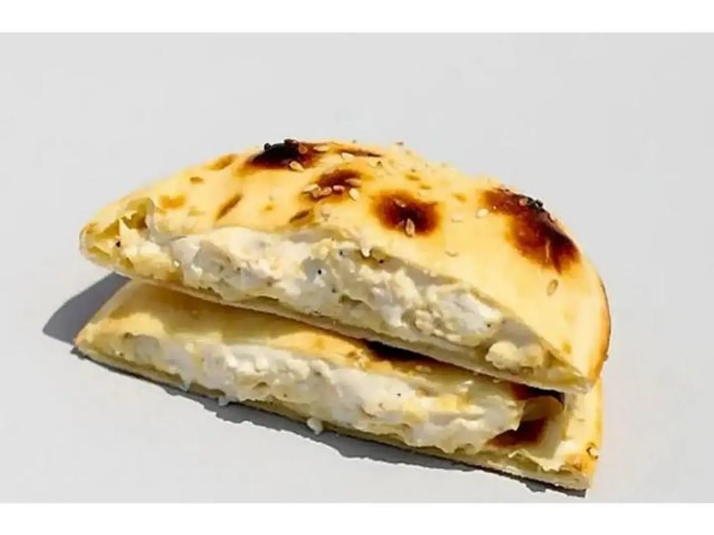 Round Bread With Cheese And Tahini