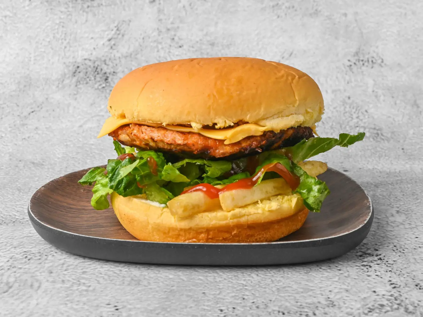 برجر دجاج مشوي