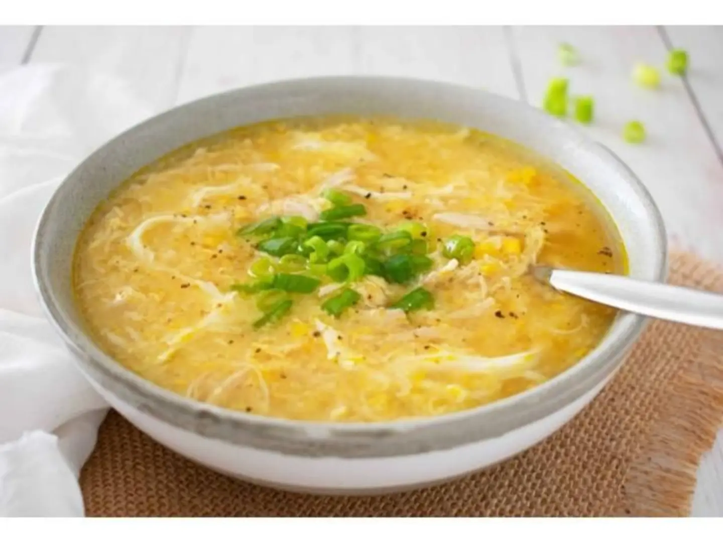 شوربة الذرة الحلوة دجاج