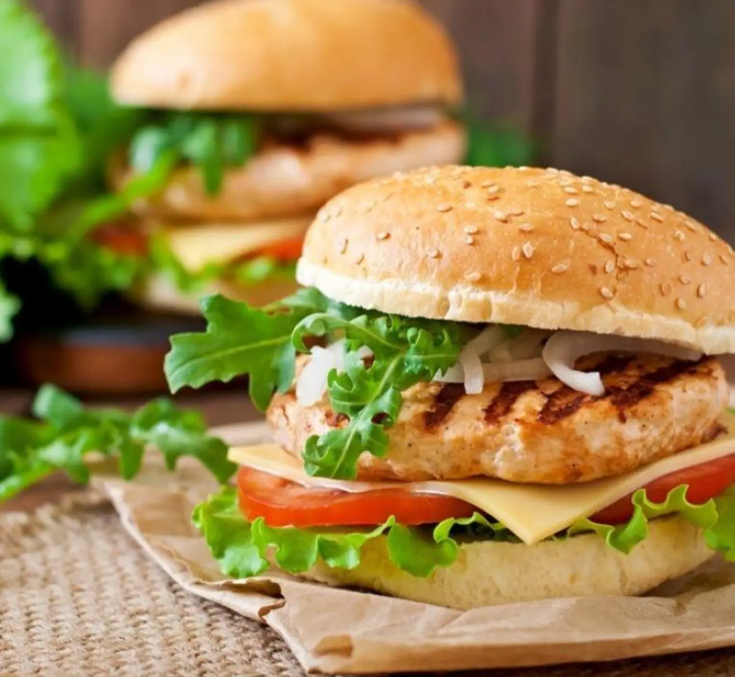 برجر مشوي دجاج