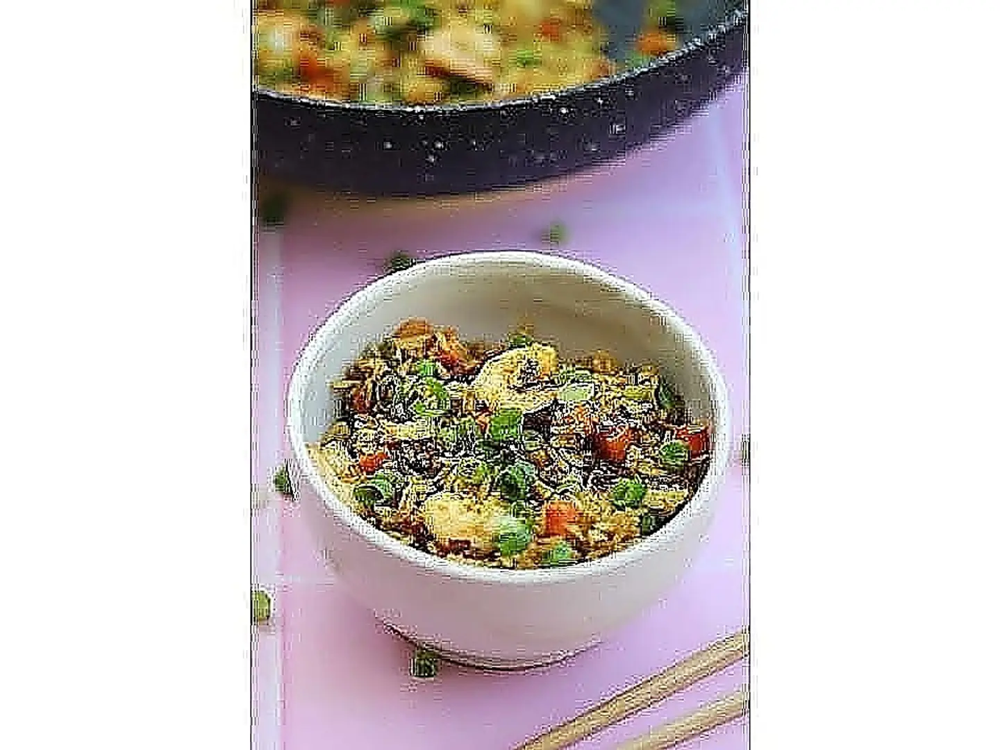 أرز مقلي بالخضار سنغافورة