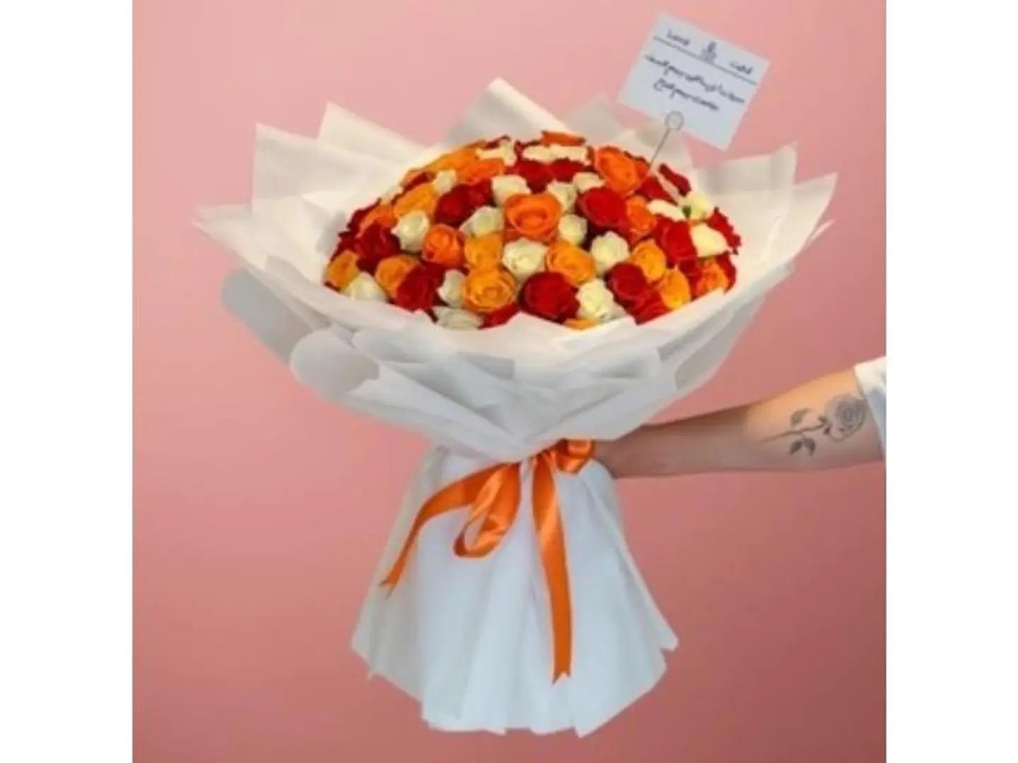 باقة 100 ورده