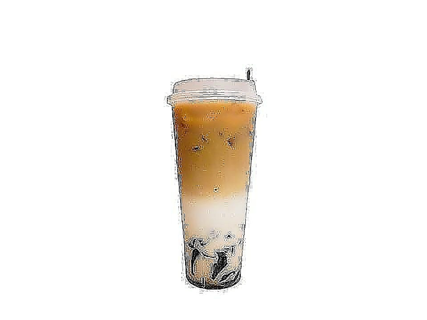 Grass Jelly Milk Tea