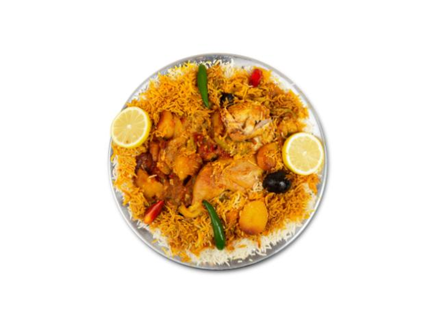 نص حبة دجاج مقلوبة