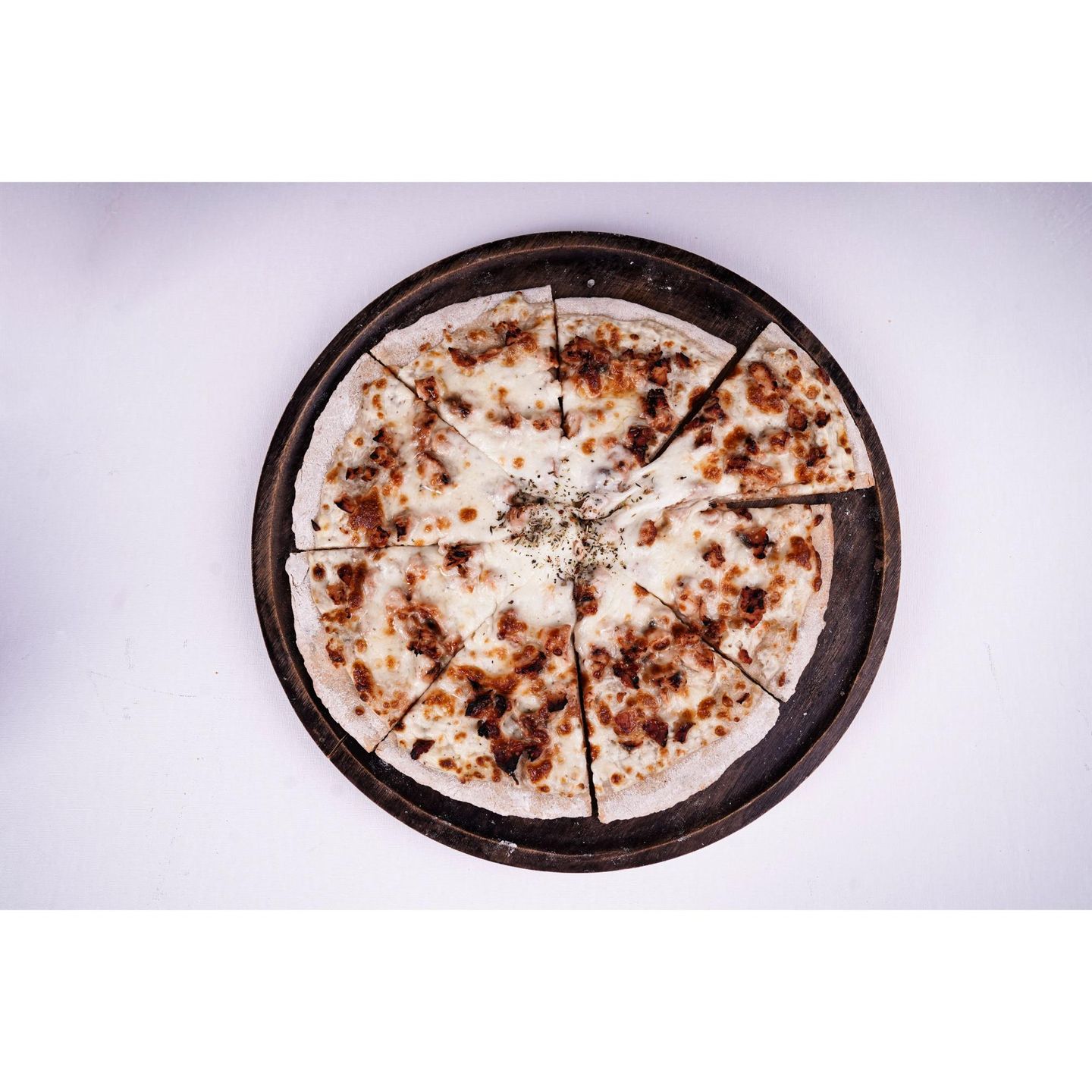 Chicken Pizza With White Sauce