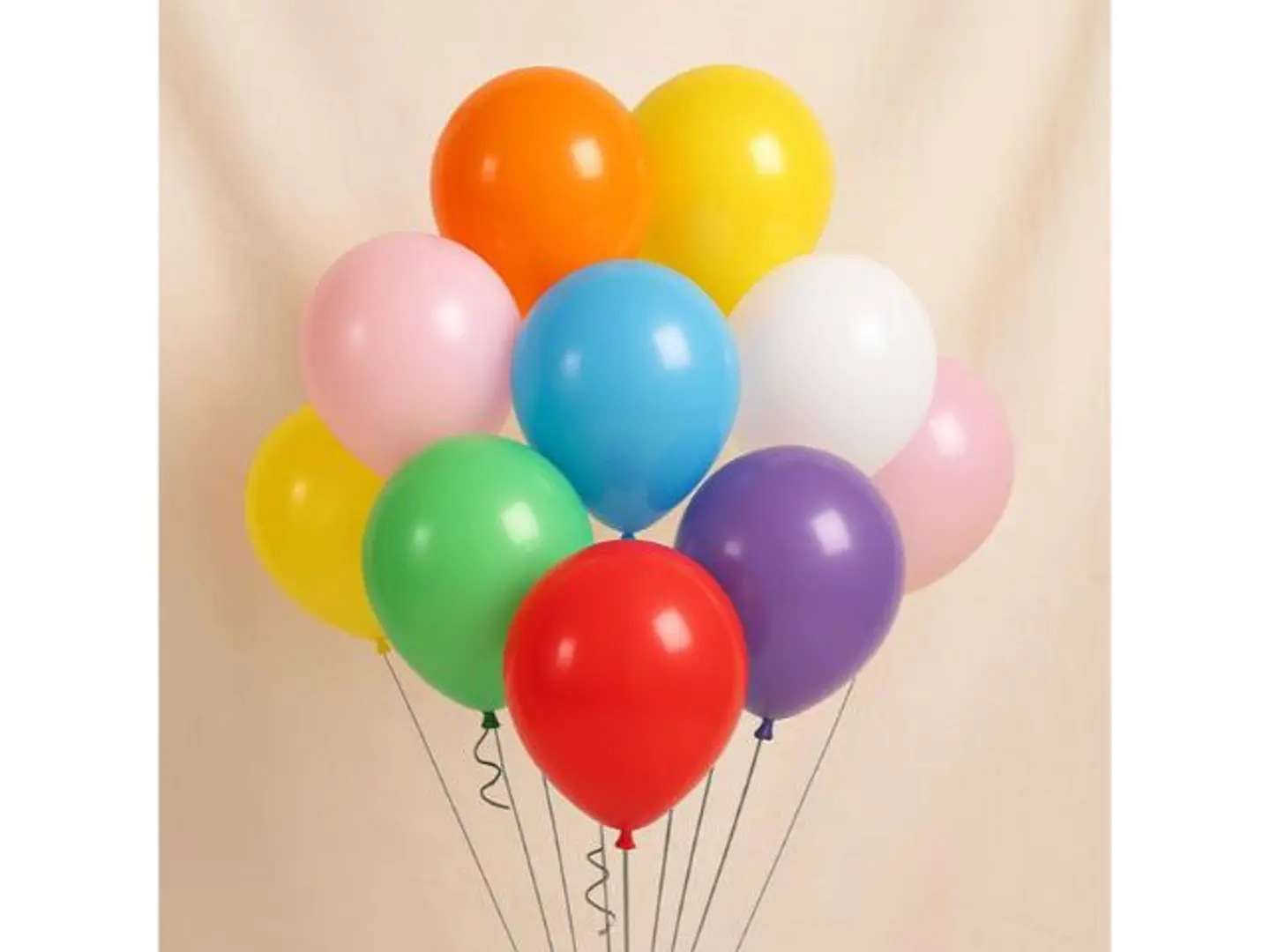 بالونات هيليوم نابضة بالحياة للحفلات | متعددة الألوان