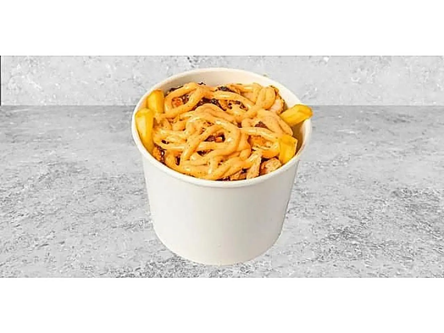 Fries With Tahini And Pomegranate Molasses