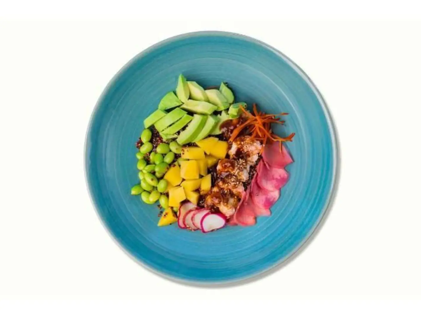 طبق روبيان ومانجو