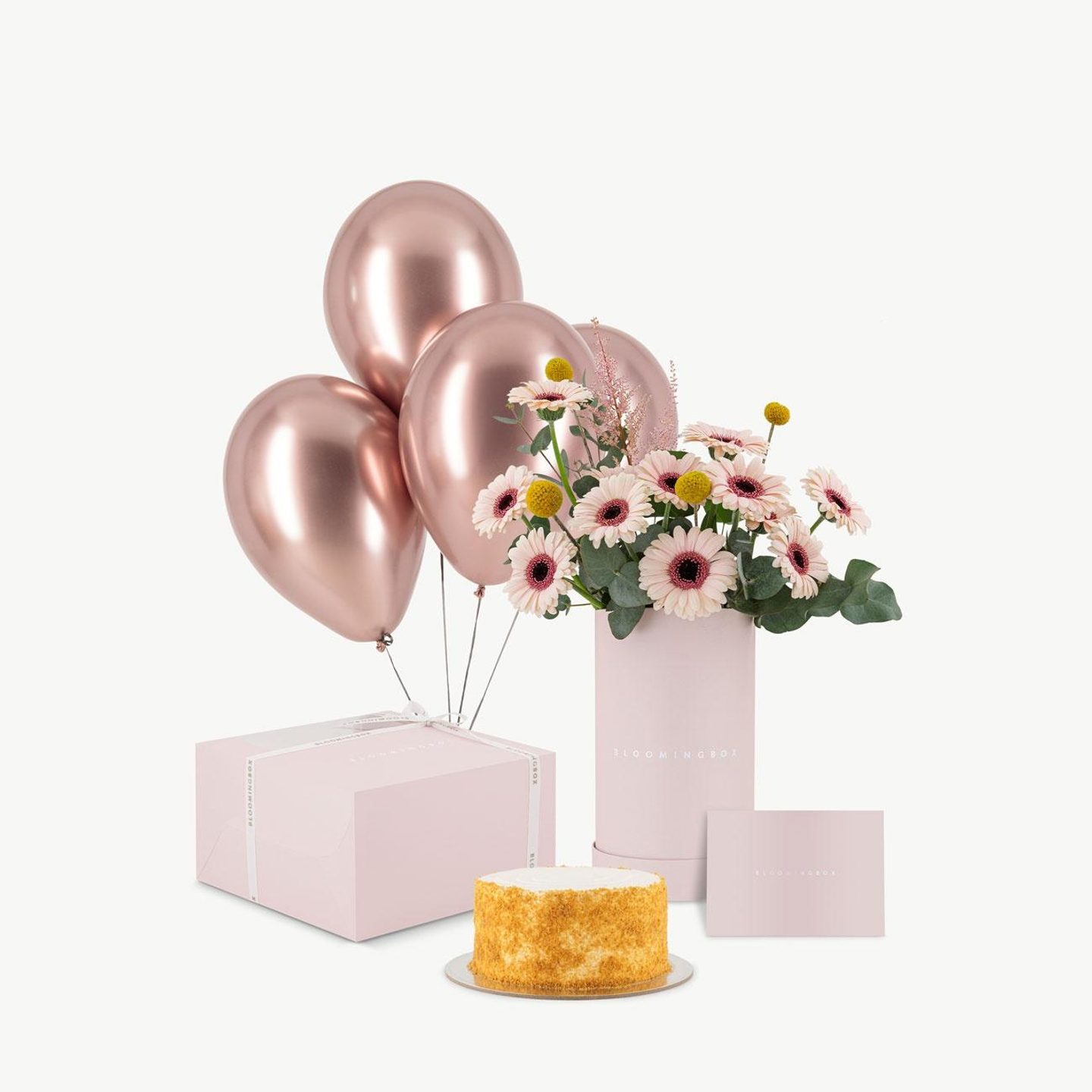 Soft Pink Tall Assortment With Cake
