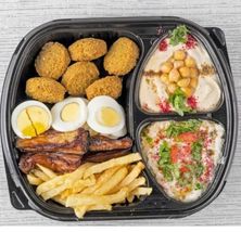صحن فلافل مشكل صغير