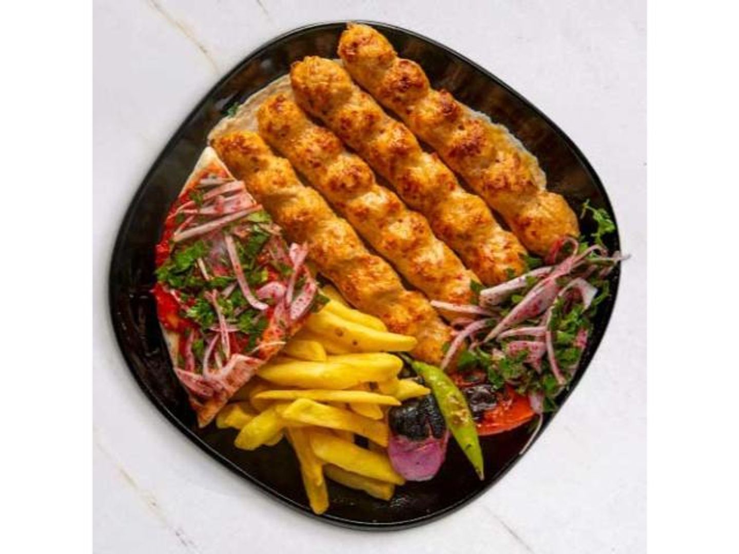 نص كيلو كباب دجاج