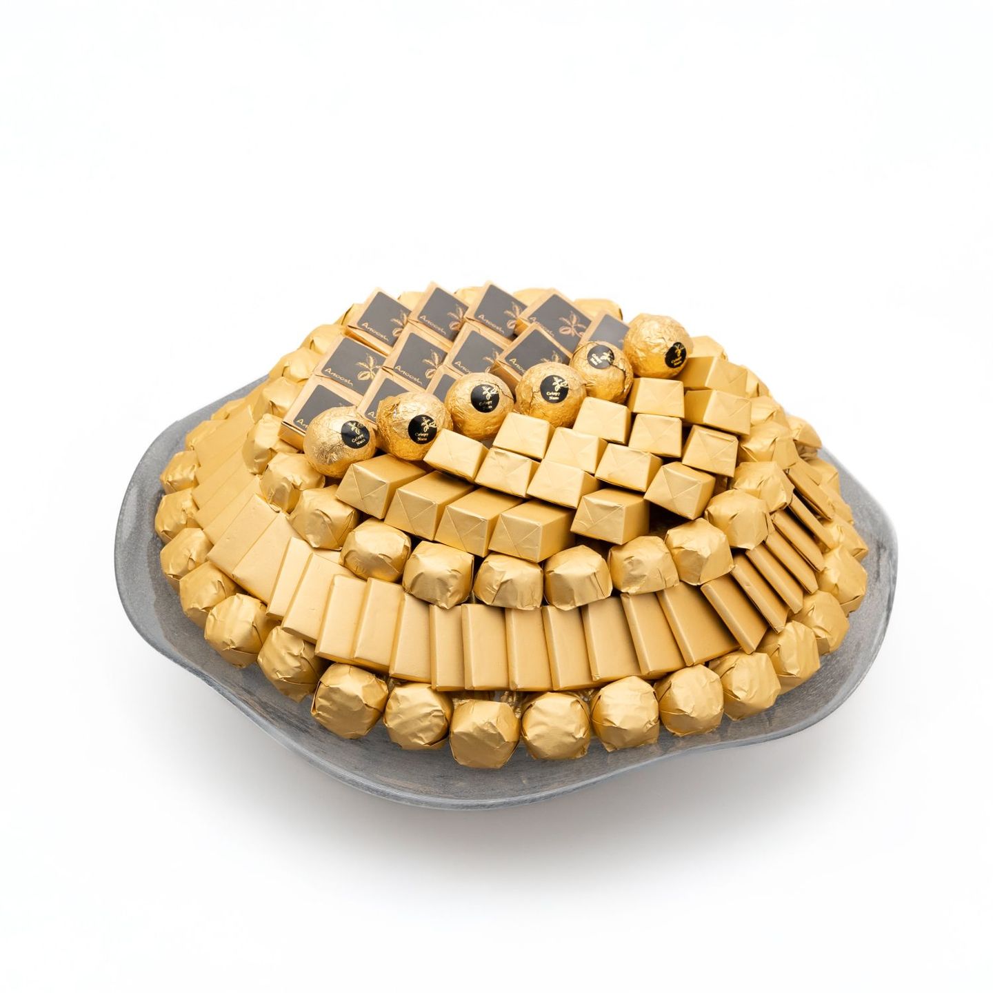 A Medium Grey Chocolate Tray