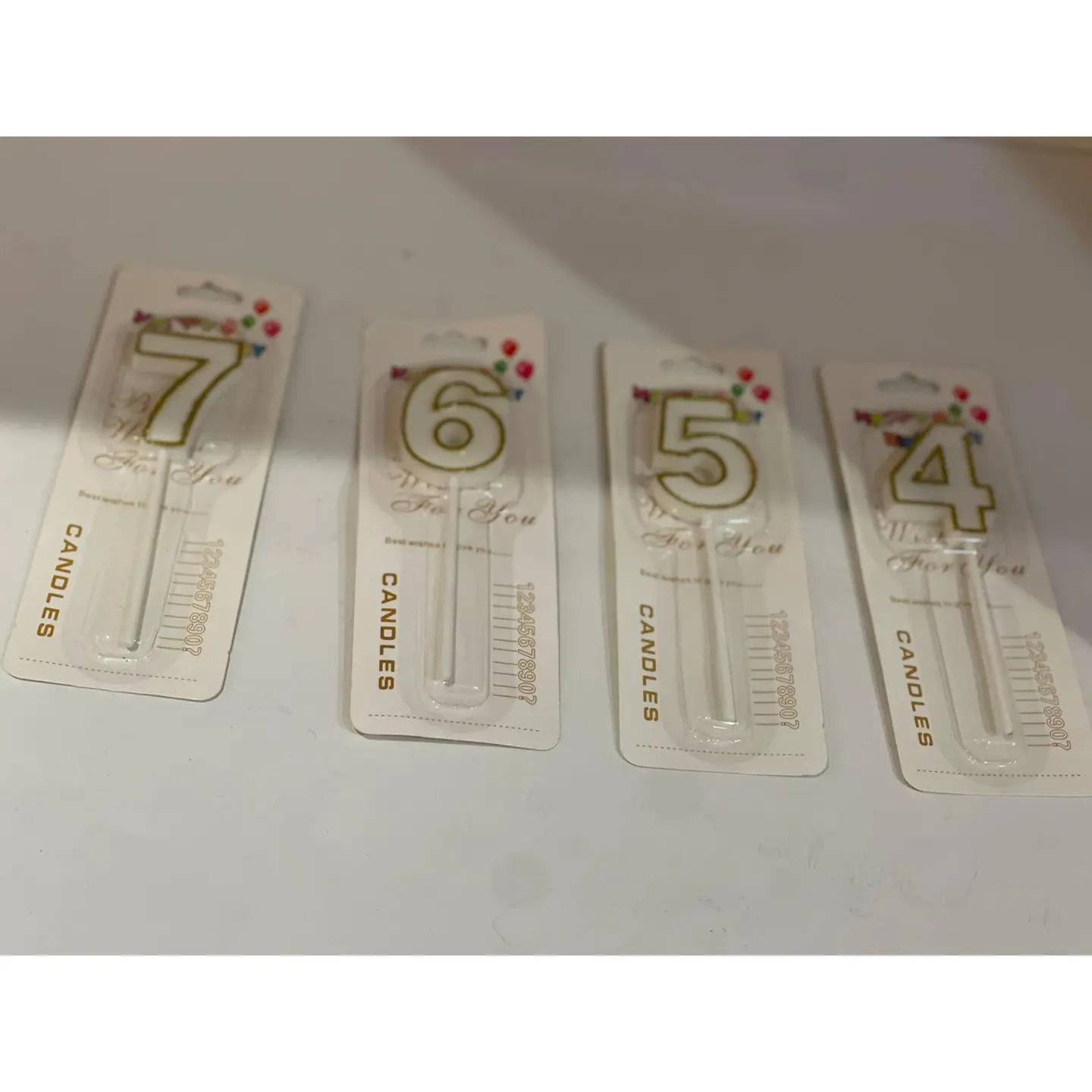 شمع ارقام