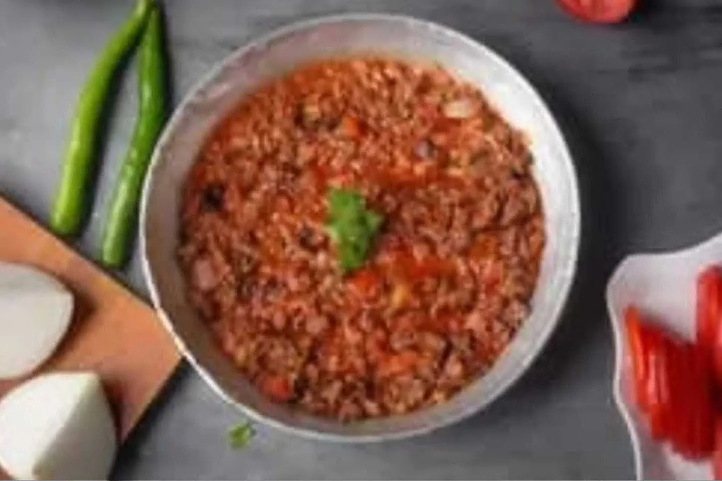 حميس لحم طماطم حارة