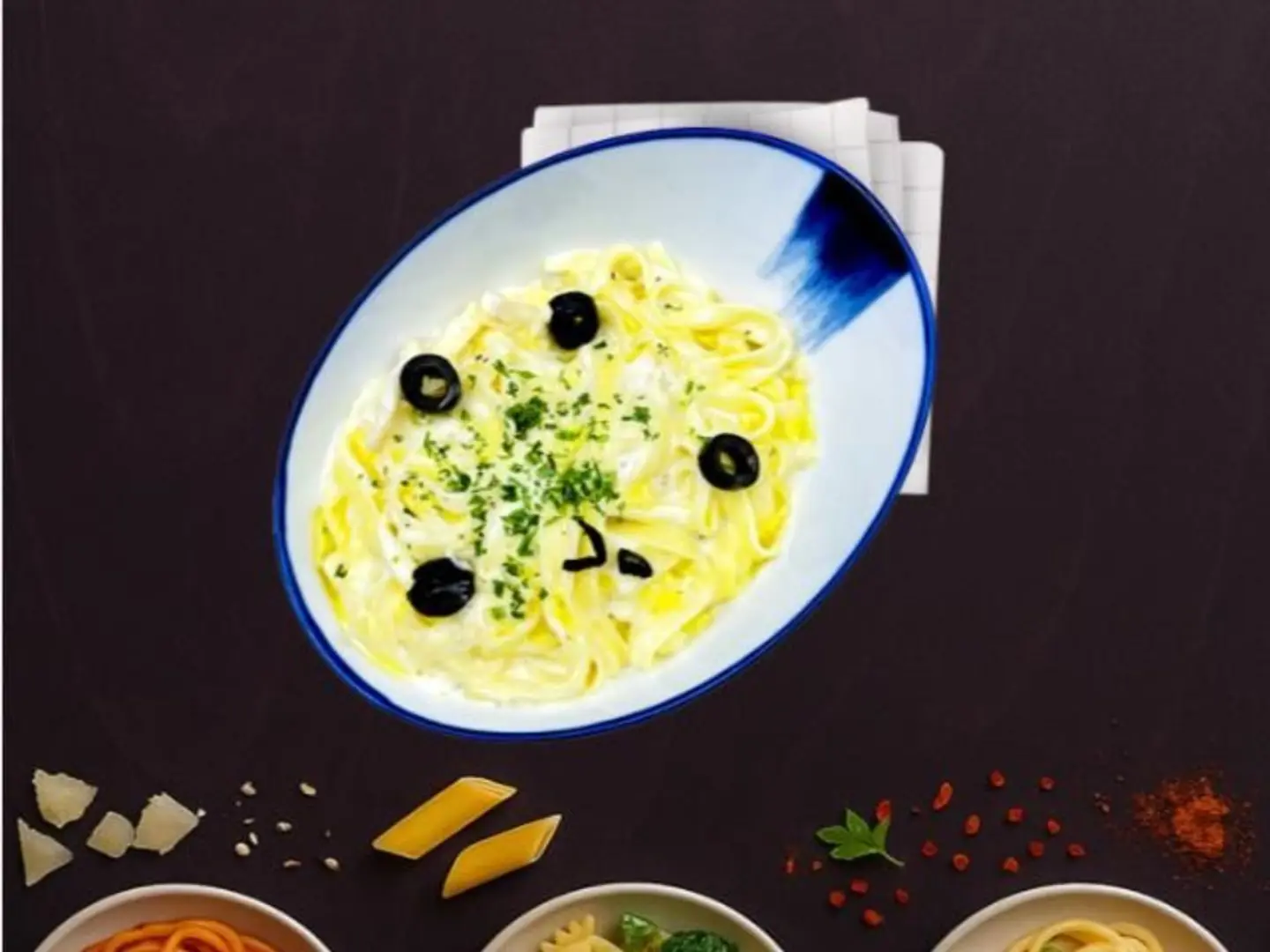 معكرونة دجاج فوتشيني