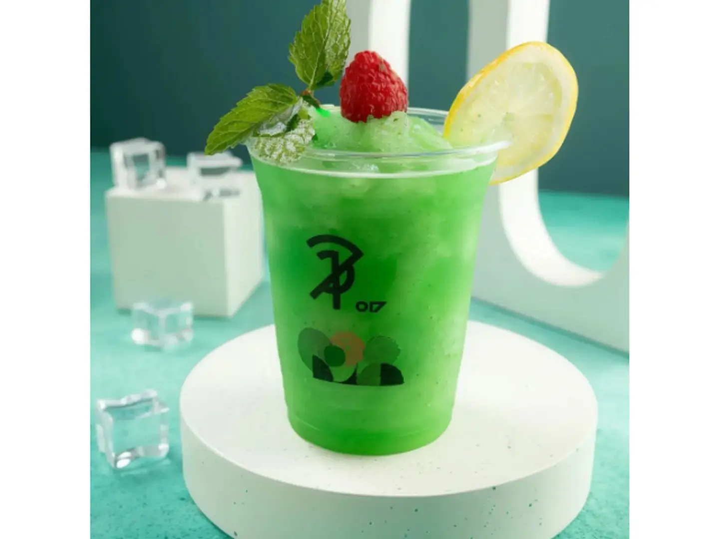 Iced Mint Lemonade