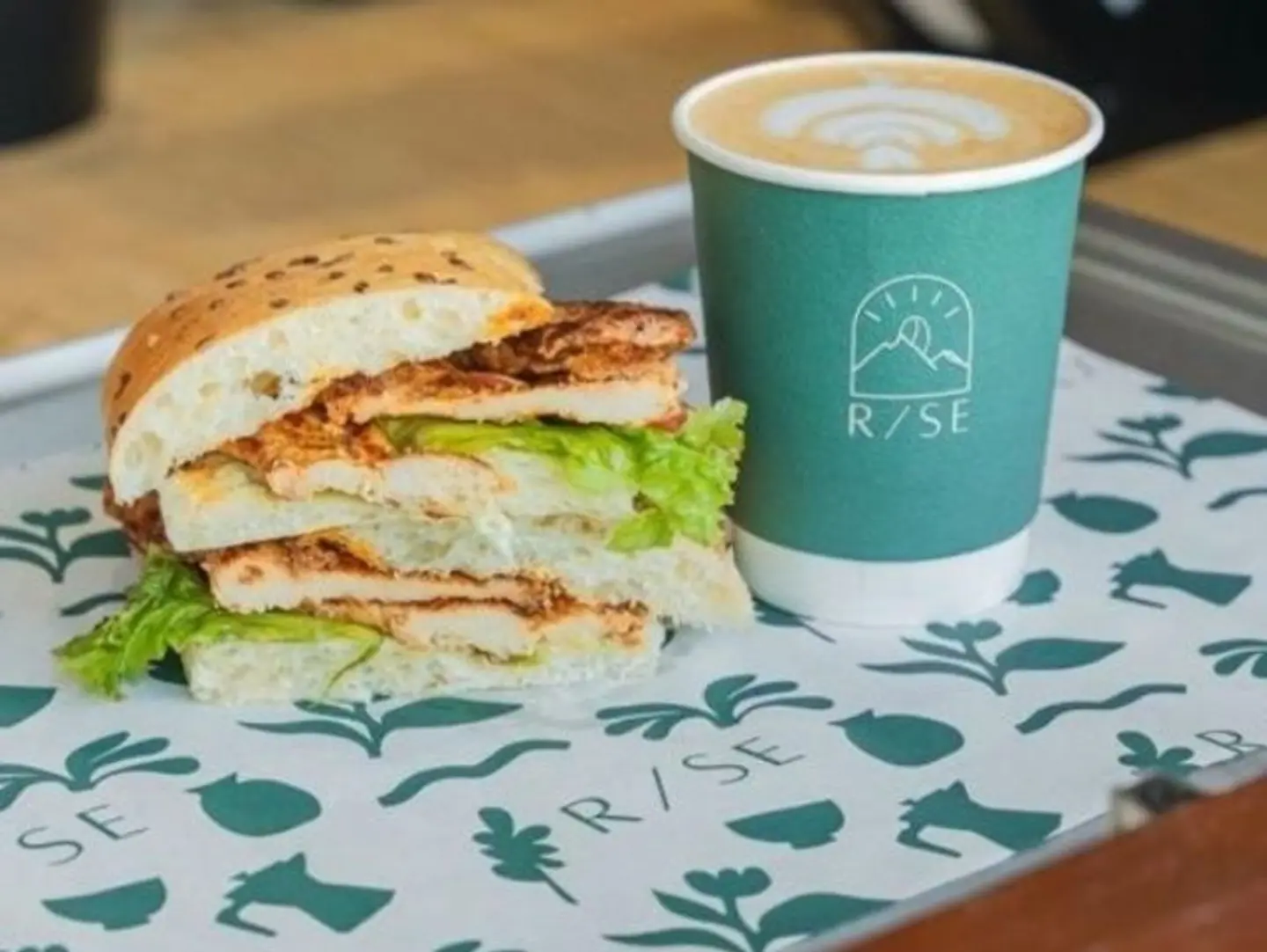 Chicken Panini + Coffee