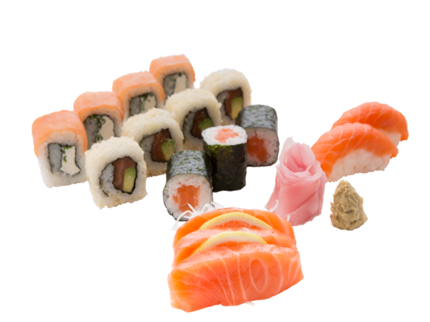 Salmon Set 16 Pcs
